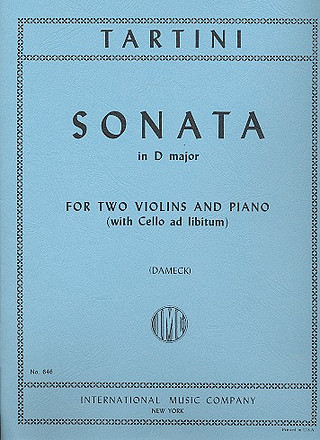 Sonata Dmaj 2Vln Pft (TARTINI GIUSEPPE)
