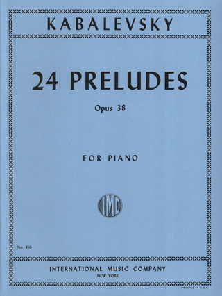 24 Preludes Op. 38 Solo Pft