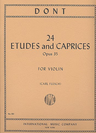 24 Etudes And Caprices Op. 35 Op. 35 (DONT JACOB)
