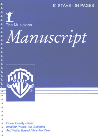 Manuscript A4 10Stave 64Pp (Spiral White
