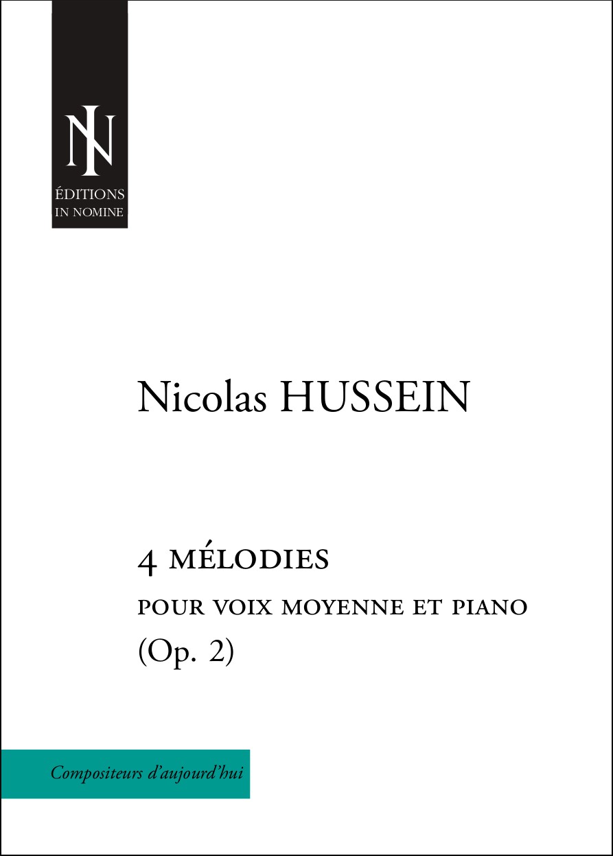 4 Mélodies Op. 2 (HUSSEIN NICOLAS)