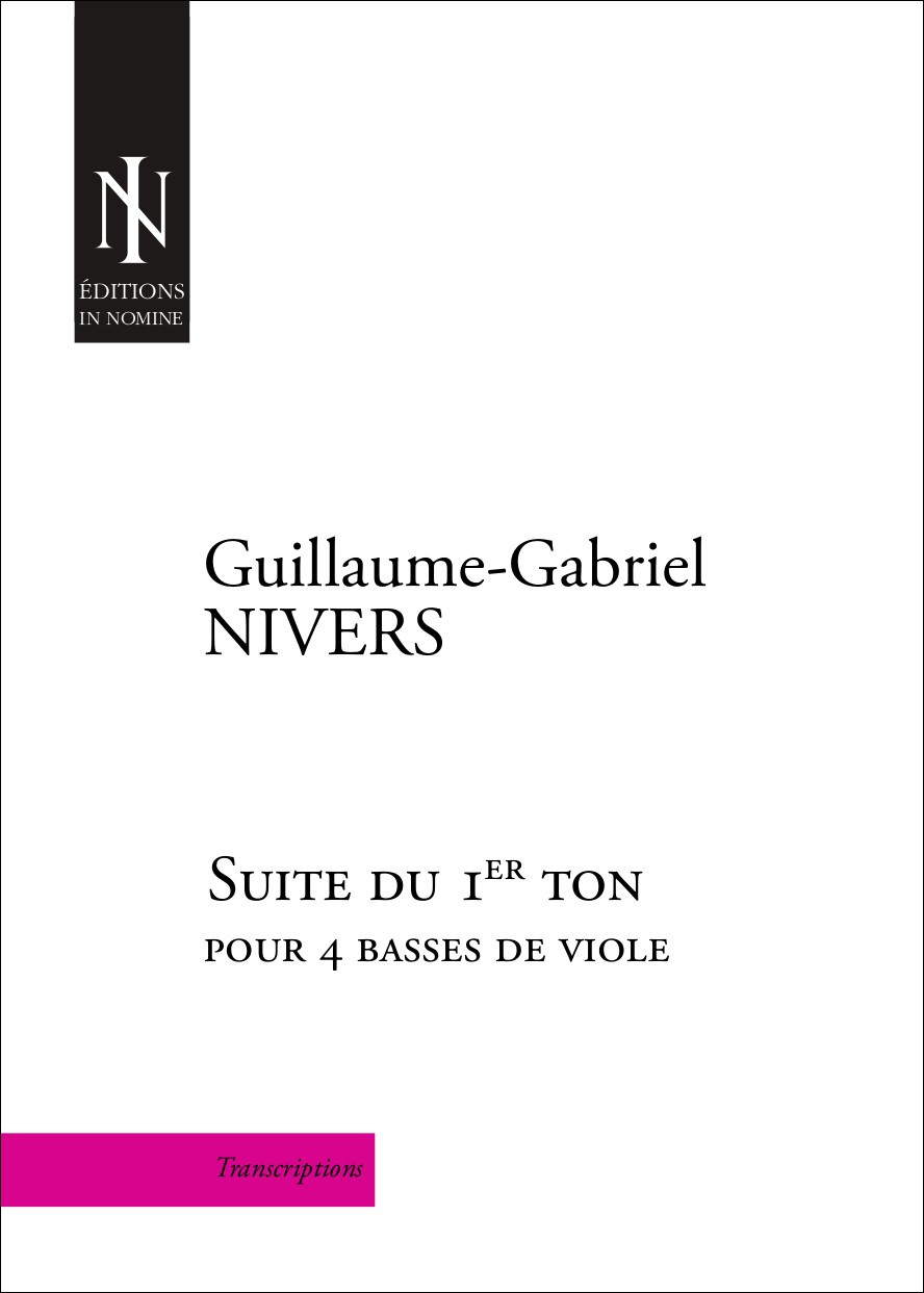 Suite Du Premier Ton (NIVERS GUILLAUME-GABRIEL)
