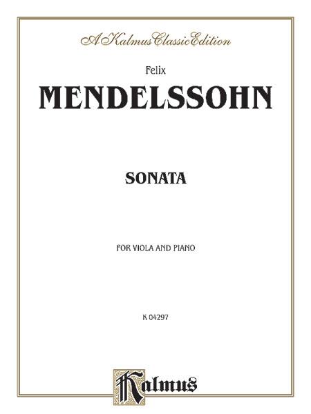 Sonata (MENDELSSOHN-BARTHOLDY FELIX)