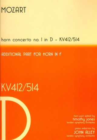 Concerto #1 In D Kv 412/514