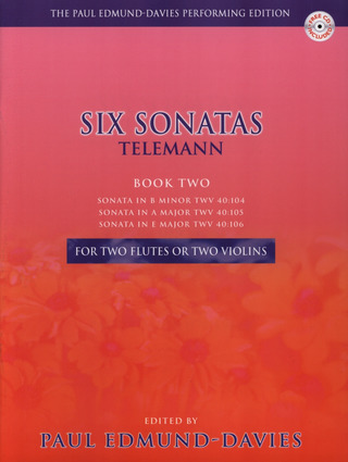 6 Sonatas By Telemann Band 2