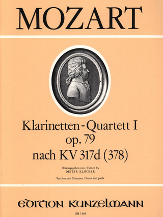 Clarinet Quartet In B Flat Major Op. 79 (After K.317D)