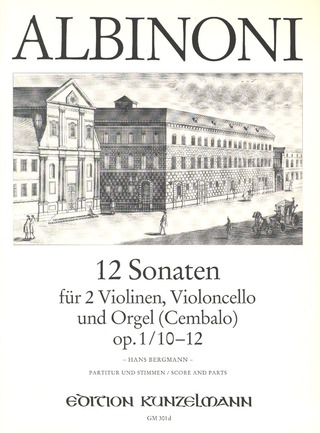 Trio Sonatas Op. 1 Nos.10-12