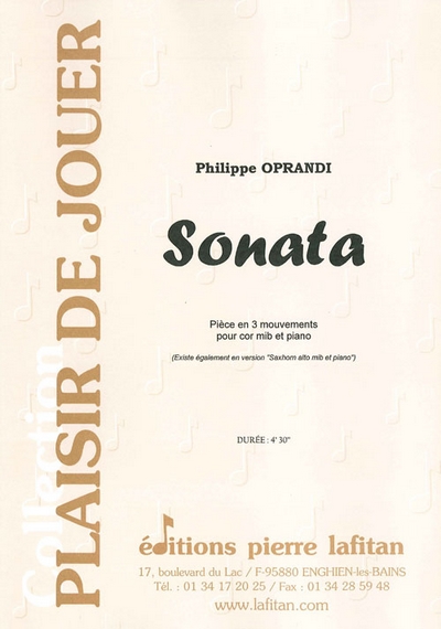Sonata (OPRANDI PHILIPPE)
