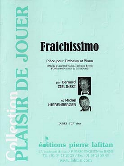 Fraichissimo (Timbales Et Piano) (ZIELINSKI BERNARD / NIERENBERGER M)
