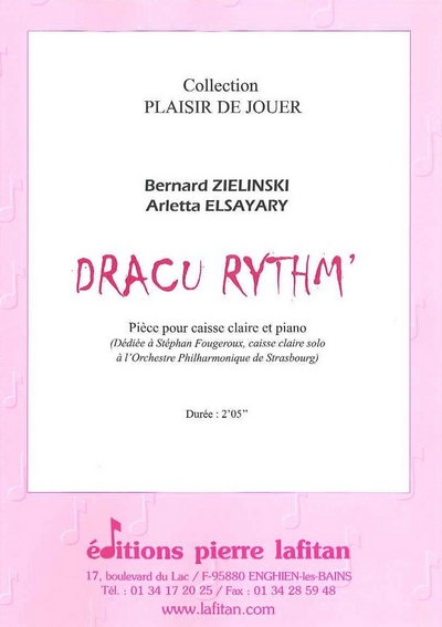 Dracu Rythm' (Caisse Claire Et Piano) (ZIELINSKI BERNARD / ELSAYARY A)