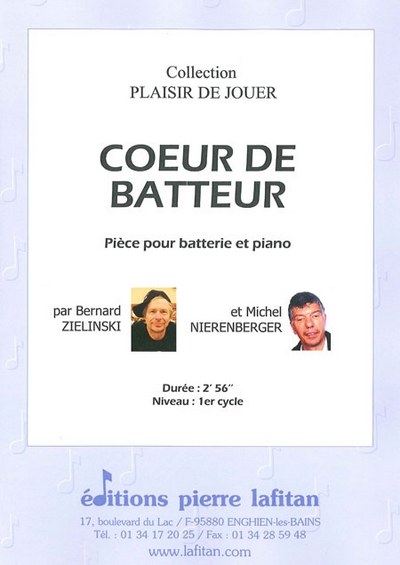 Coeur De Batteur (Batterie Et Piano) (ZIELINSKI BERNARD / NIERENBERGER M)