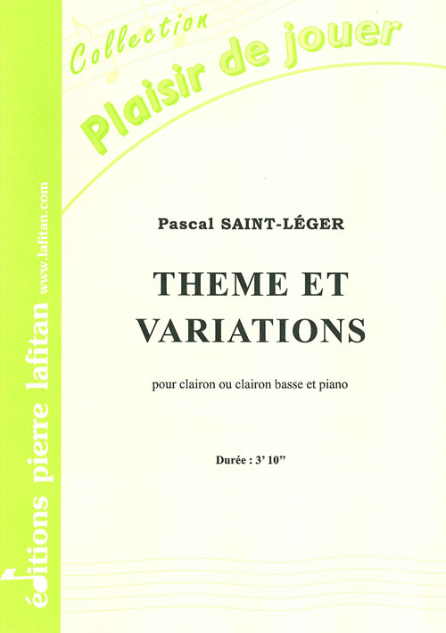 Theme Et Variations (SAINT-LEGER PASCAL)
