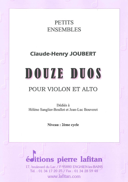 12 Duos Pour Violon Et Alto (JOUBERT CLAUDE-HENRY)