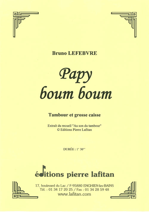 Papy Boum Boum (LEFEBVRE BRUNO)