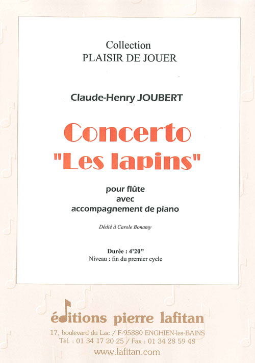 Concerto 'Les Lapins' (JOUBERT CLAUDE-HENRY)