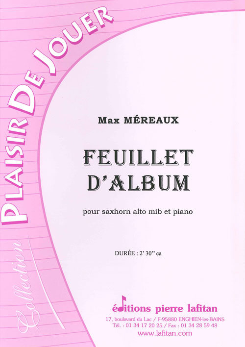 Feuillet DAlbum (MEREAUX MAX)