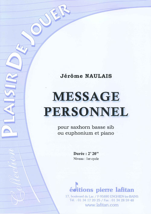 Message Personnel (NAULAIS JEROME)