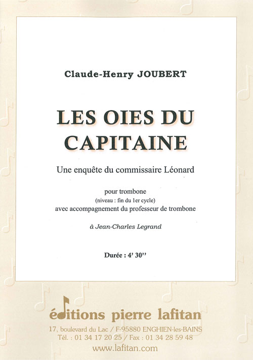 Les Oies Du Capitaine (JOUBERT CLAUDE-HENRY)