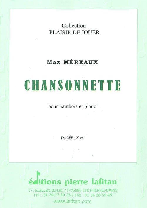 Chansonnette (MEREAUX MAX)