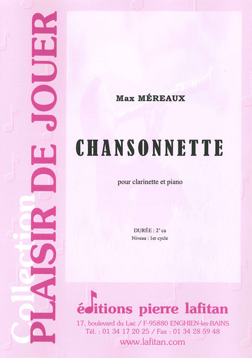Chansonnette (MEREAUX MAX)