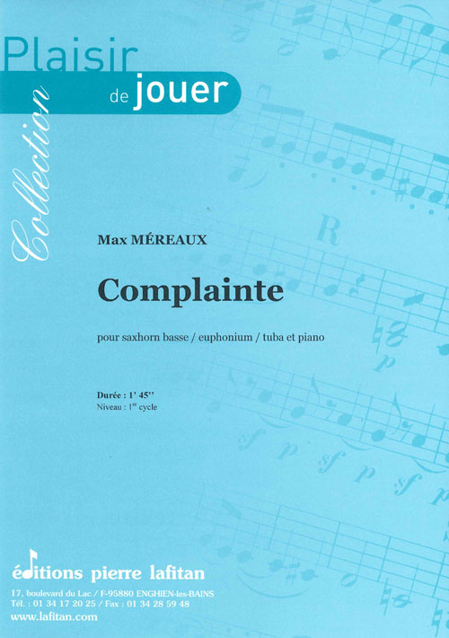 Complainte (MEREAUX MAX)