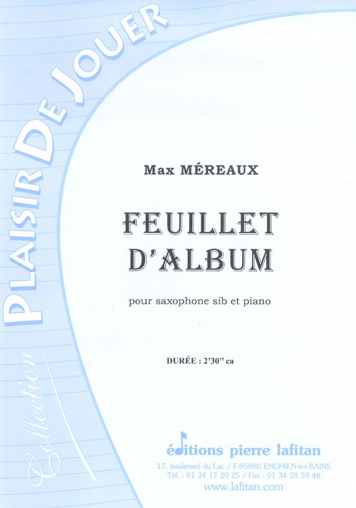 Feuillet D'Album (MEREAUX MAX)