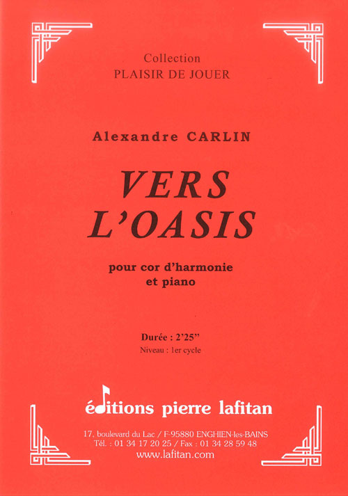 Vers L'Oasis (CARLIN ALEXANDRE)