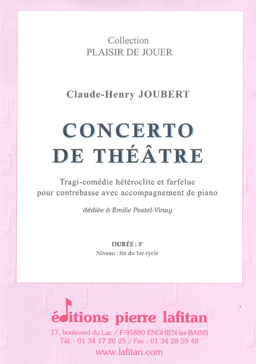 Concerto De Théâtre (JOUBERT CLAUDE-HENRY)