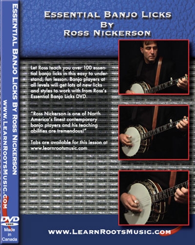 Essential Banjo Licks With Ross Nickerson (NICKERSON ROSS)