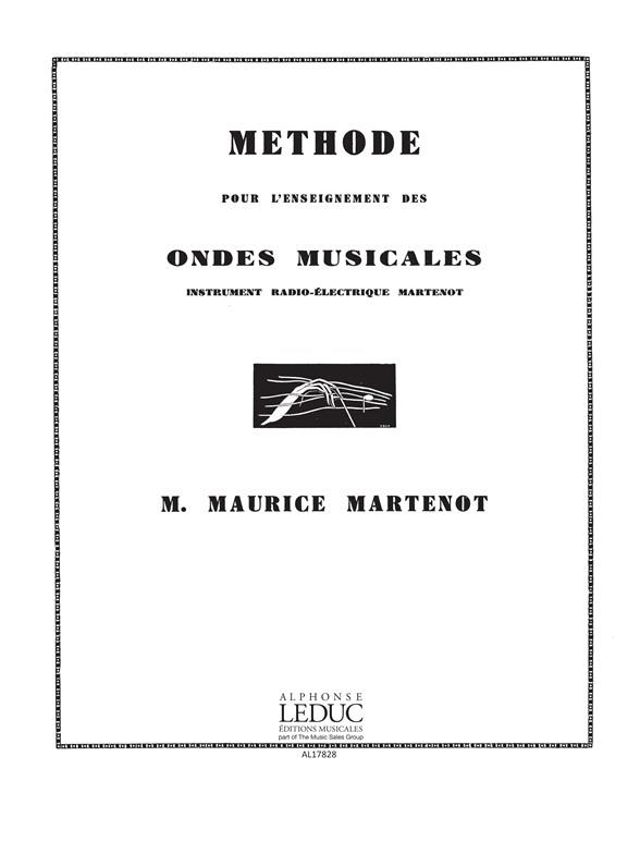Méthode Pour L'Enseignement Des Ondes Musicales Ondes Martenot