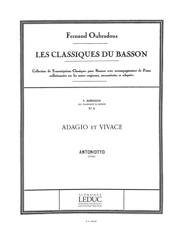 Classique Basson N001 Adagio Et Vivace