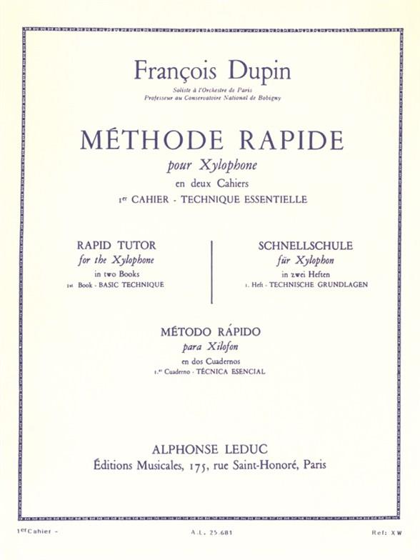 Méthode Rapide Pour Xylophone Vol.1