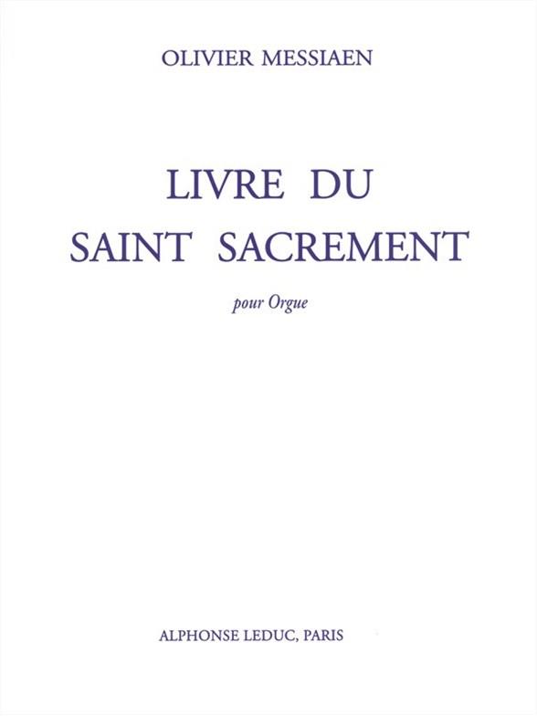 Livre Du Saint Sacrement