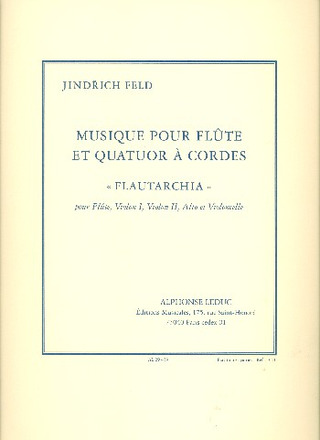 Musique Pour Flûte Et Quatuor A Cordes Flûte/2 Violons/Alto/Vlle Ption/Pties