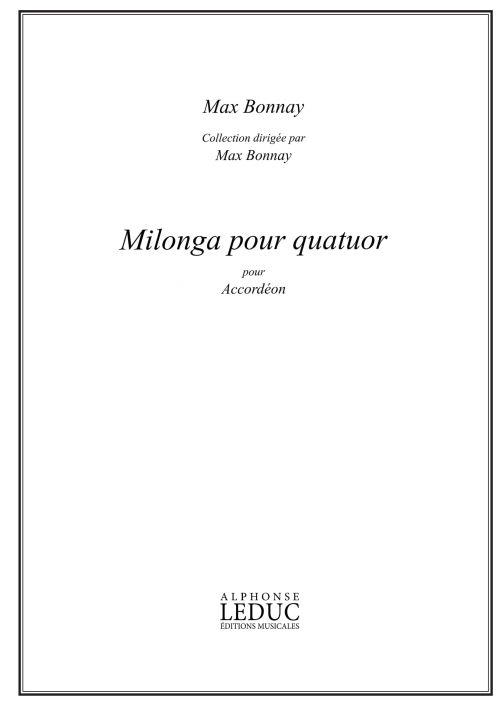 Milonga Pour Quatuor Accordion Book