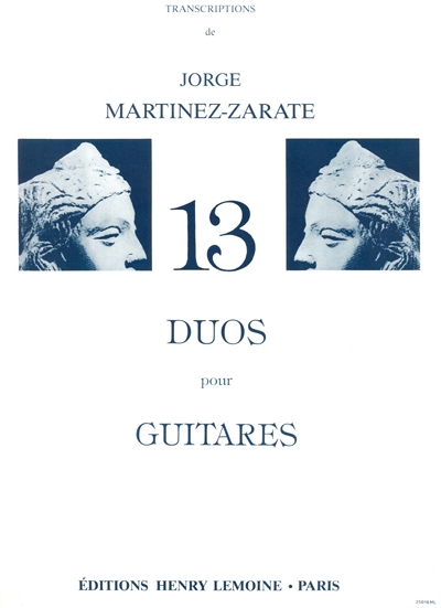 13 Duos - Transcription (MARTINEZ-ZARATE JORGE)