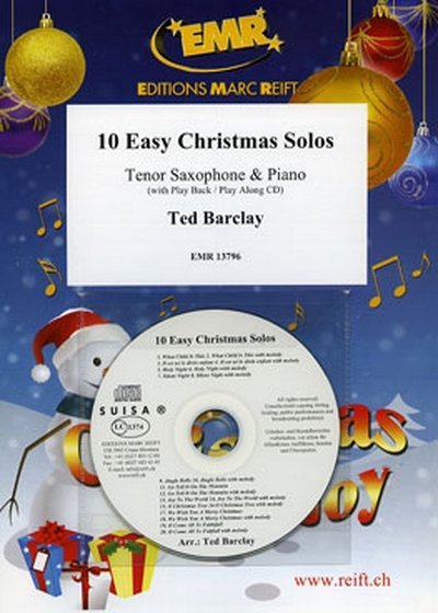 10 Easy Christmas Solos (BARCLAY TED)