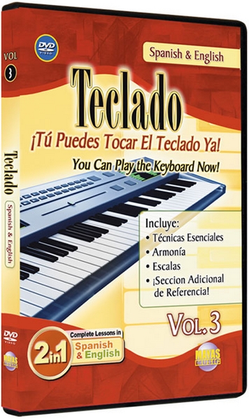 Teclado (Keyboard) Vol.3 Dvd, Spanish And English