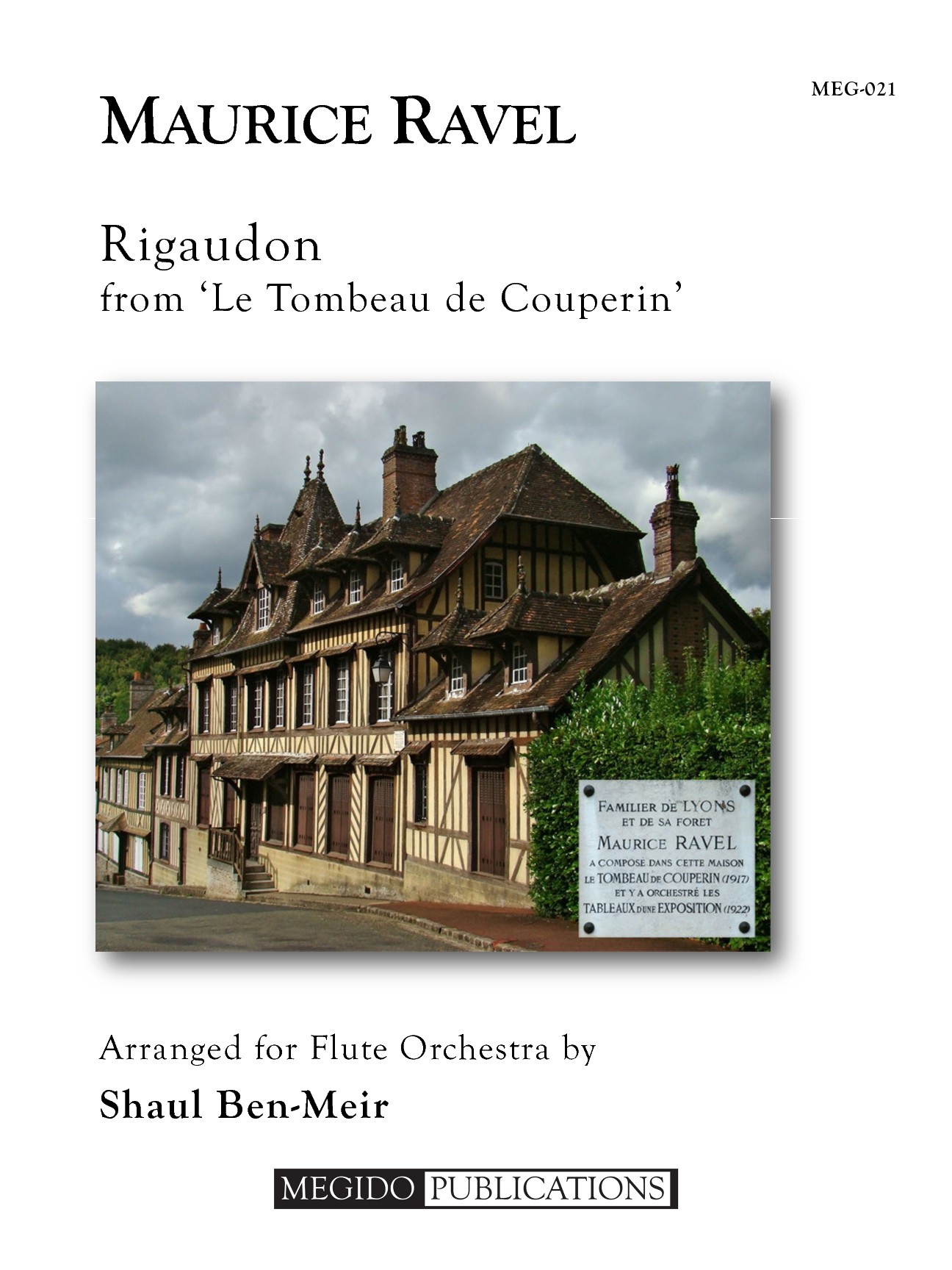 Rigaudon from Le Tombeau de Couperin for Flute Orchestra (RAVEL MAURICE)