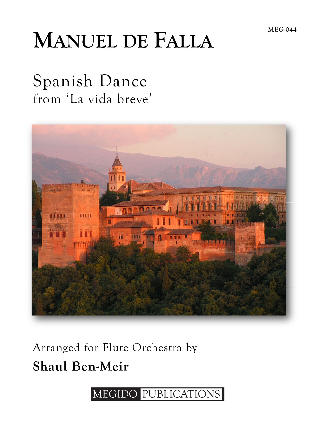 Spanish Dance from 'La Vida Breve' for Flute Orchestra (DE FALLA MANUEL)