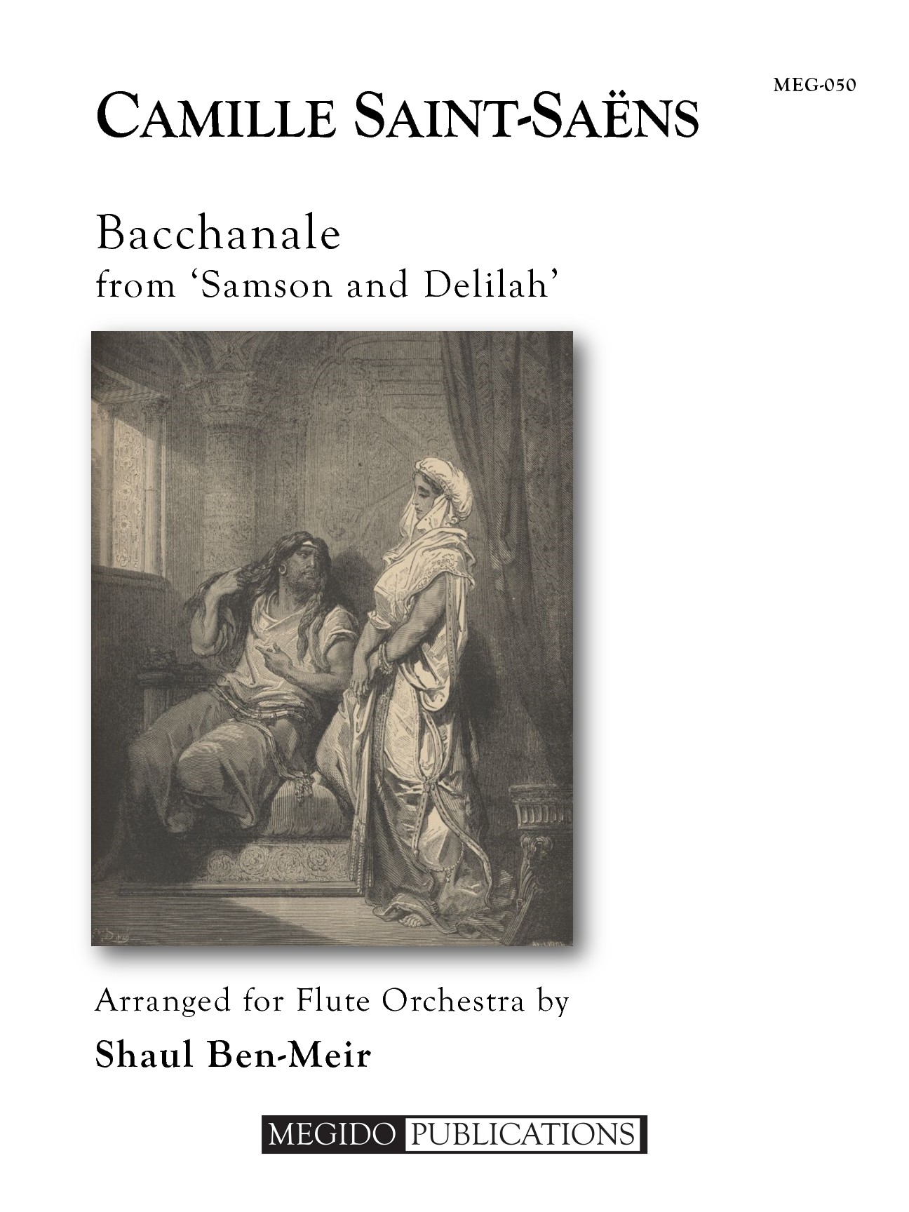 Bacchanale from Samson and Delilah for Flute Orchestra (SAINT-SAENS CAMILLE)