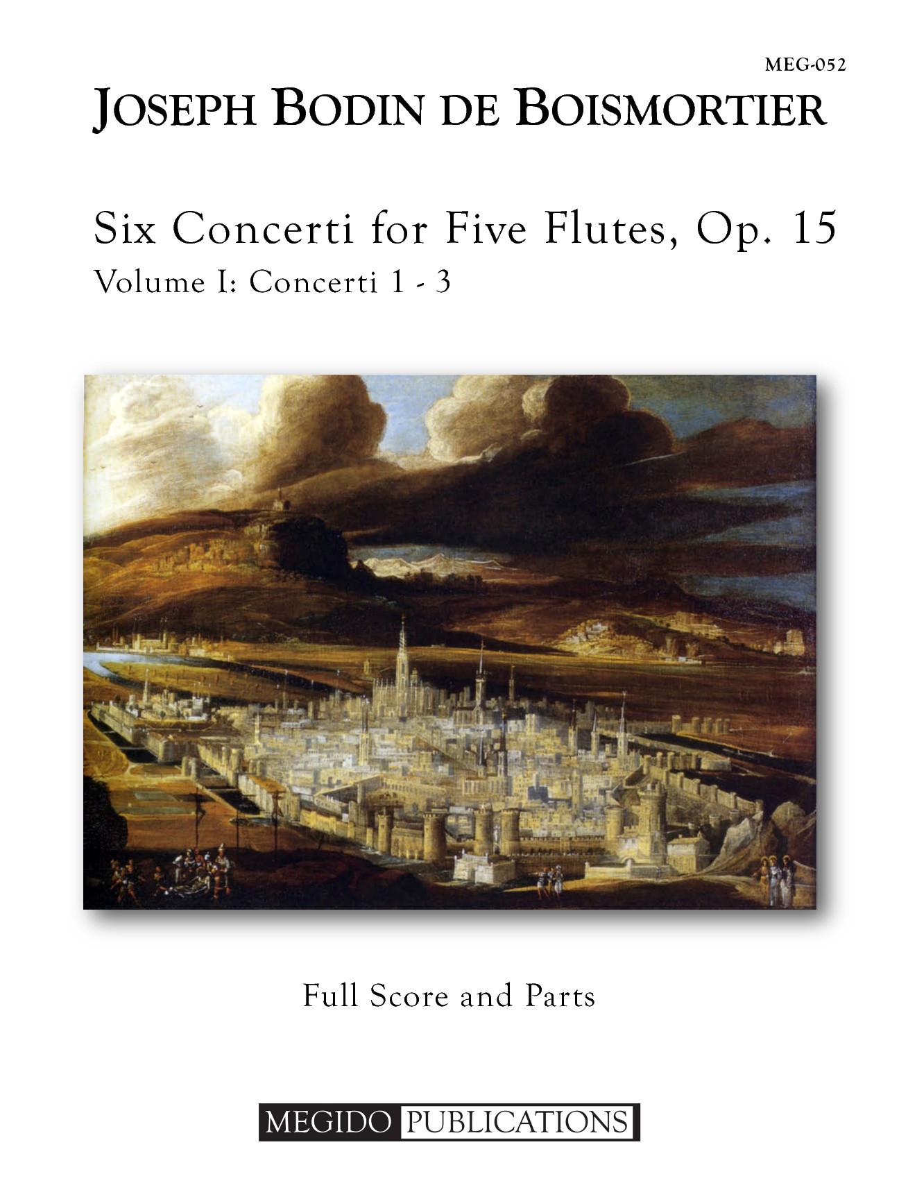 Six Concerti for Flute Flutes, Op. 15, Volume I (BOISMORTIER JOSEPH BODIN DE)