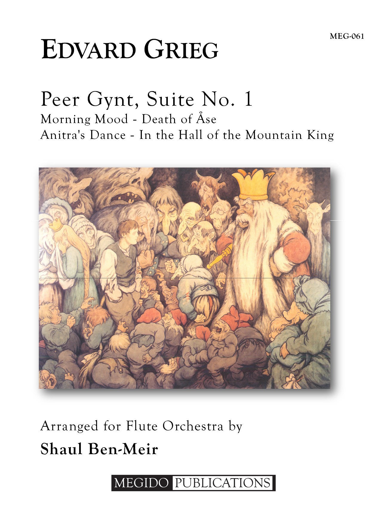 Peer Gynt Suite No. 1 for Flute Orchestra (GRIEG EDVARD)