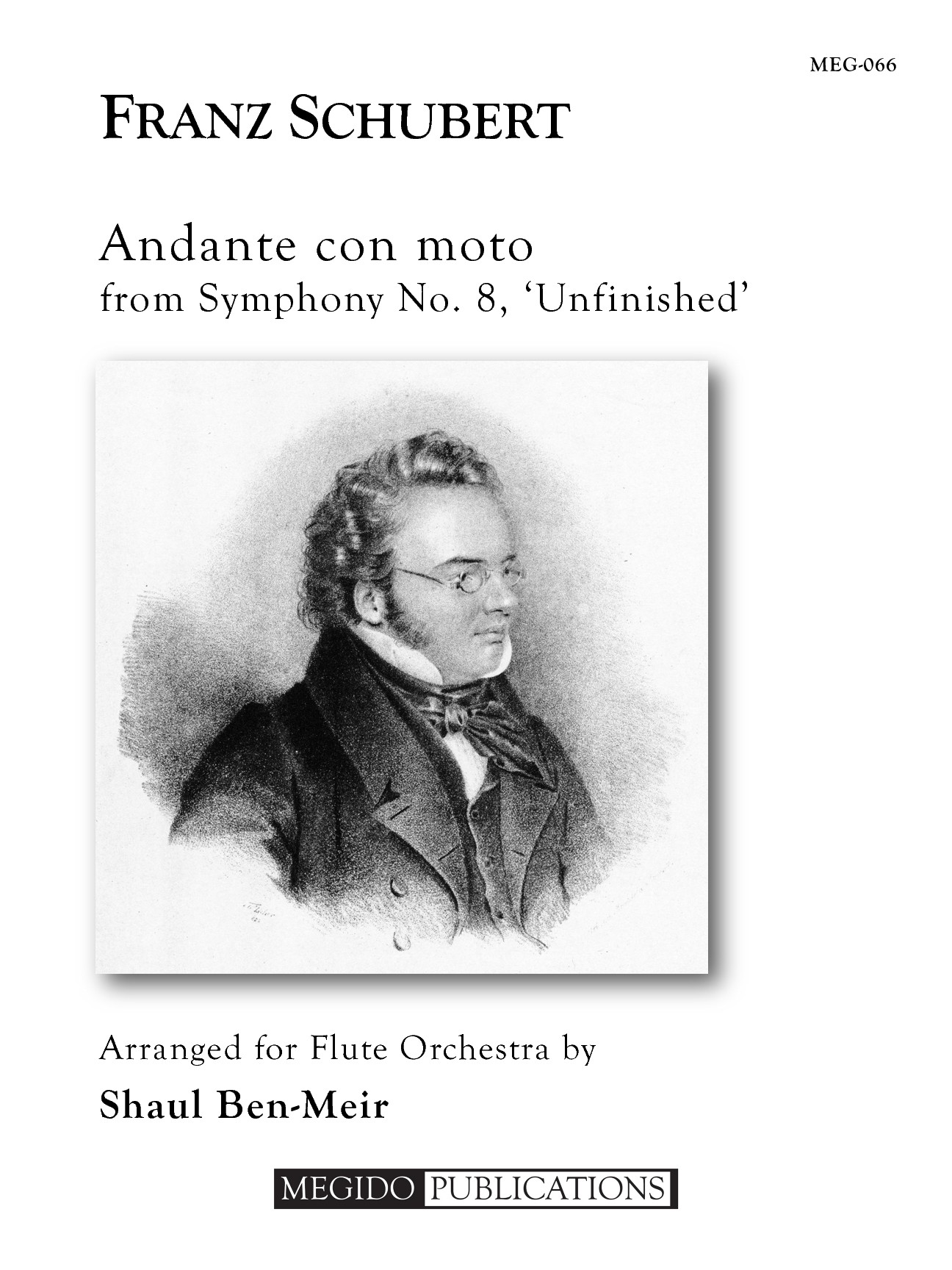 Andante con moto from Symphony No. 8 for Flute Orchestra (SCHUBERT FRANZ)