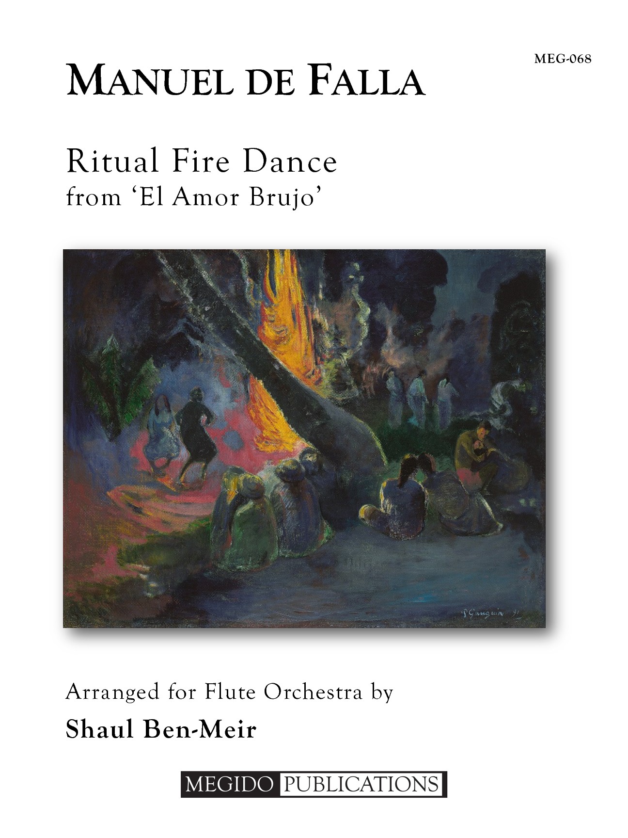 Ritual Fire Dance from El Amor Brujo for Flute Orchestra (DE FALLA MANUEL)