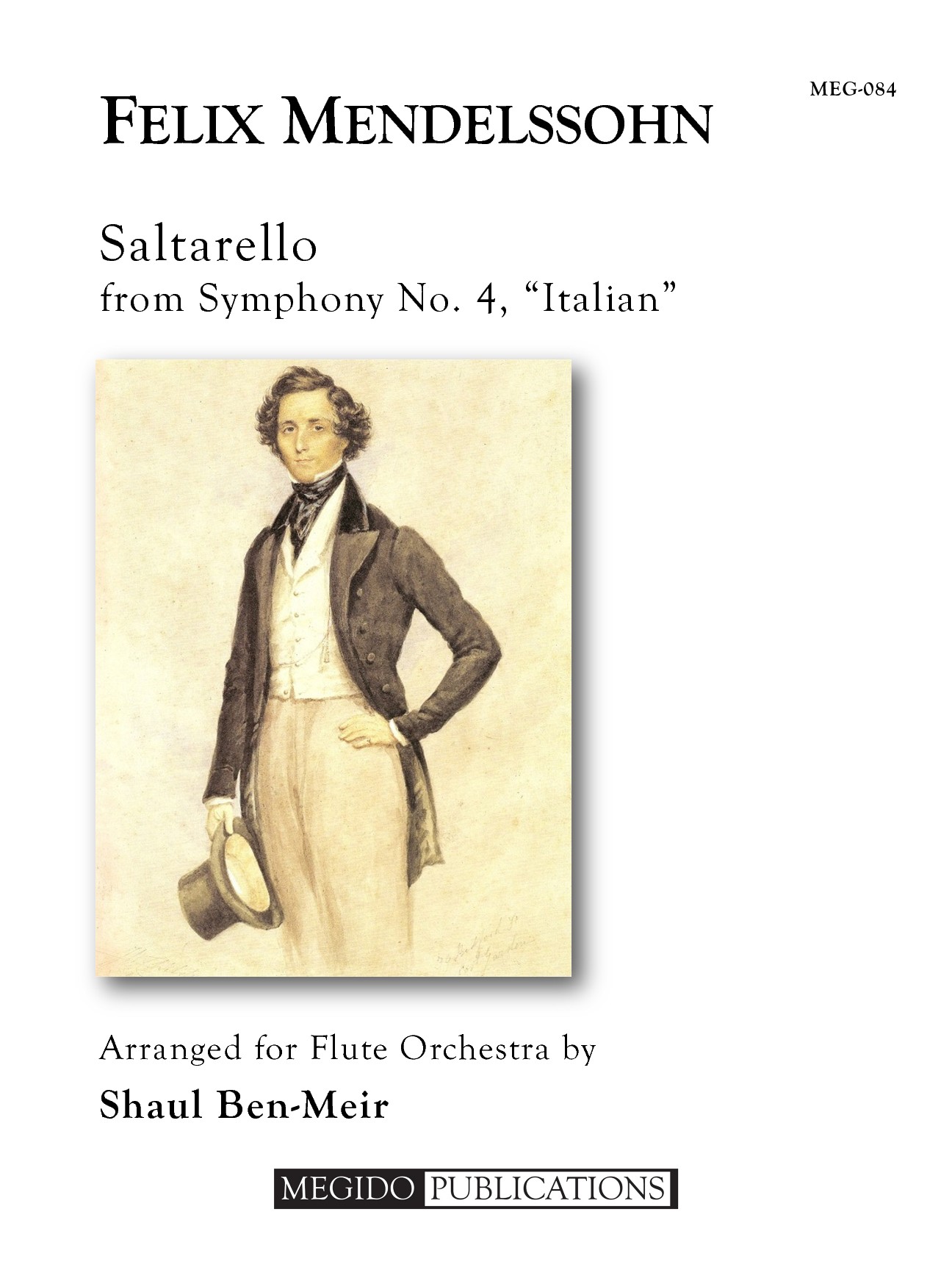 Saltarello from Symphony No. 4 for Flute Orchestra (MENDELSSOHN F�lix)