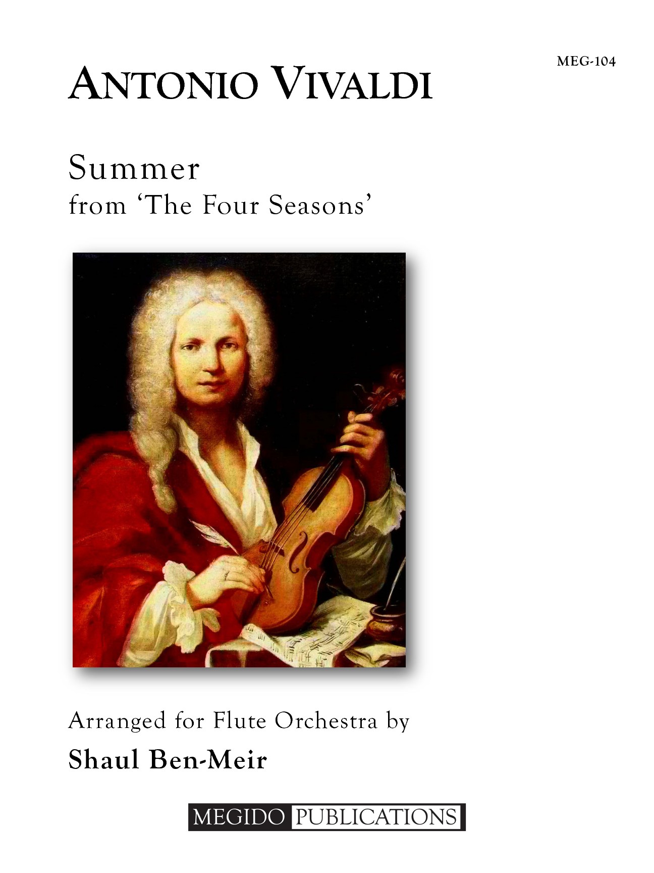 Summer from The Four Seasons for Flute Orchestra (VIVALDI ANTONIO)