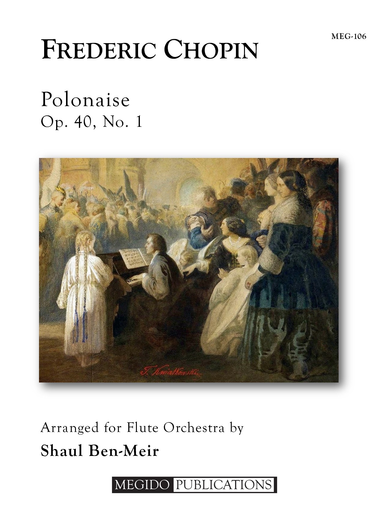 Polonaise in A Major, Op. 40, No. 1 for Flute Orchestra (CHOPIN FREDERIC)