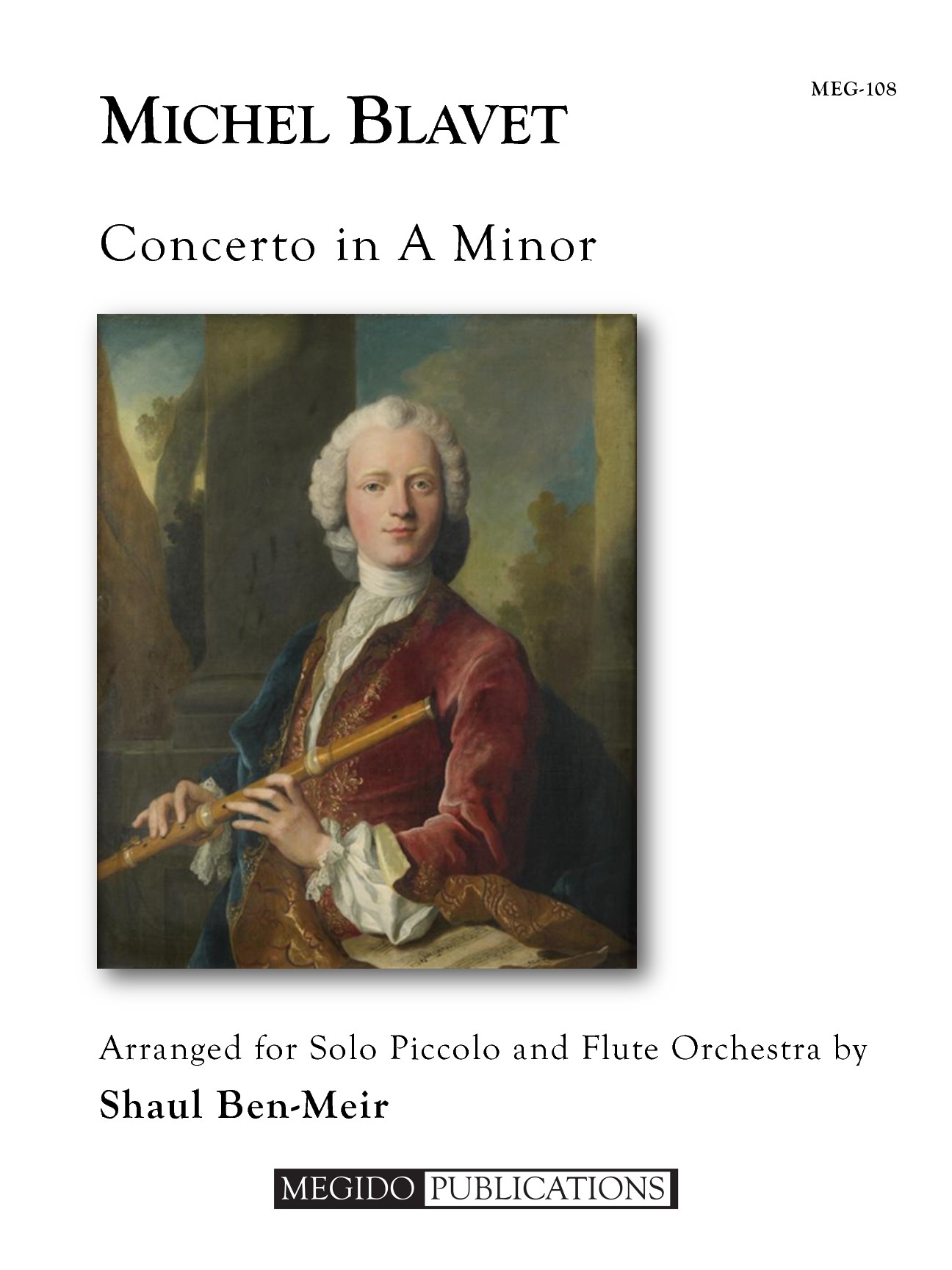 Concerto in A Minor for Solo Piccolo and Flute Orchestra (BLAVET MICHEL)