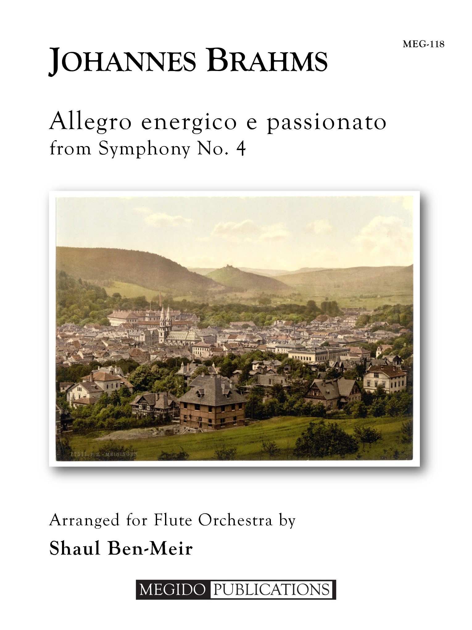 Allegro Energico e Passionato from Symphony No. 4 for Flute Choir (BRAHMS JOHANNES)